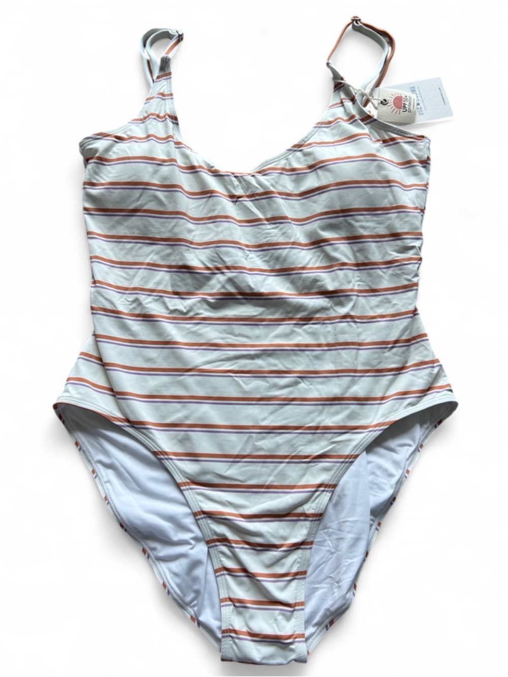 NWT Fin & Vince bathing suit striped one piece